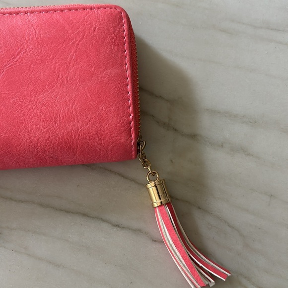 NWOT Pretty salmon pink wallet - Picture 2 of 7